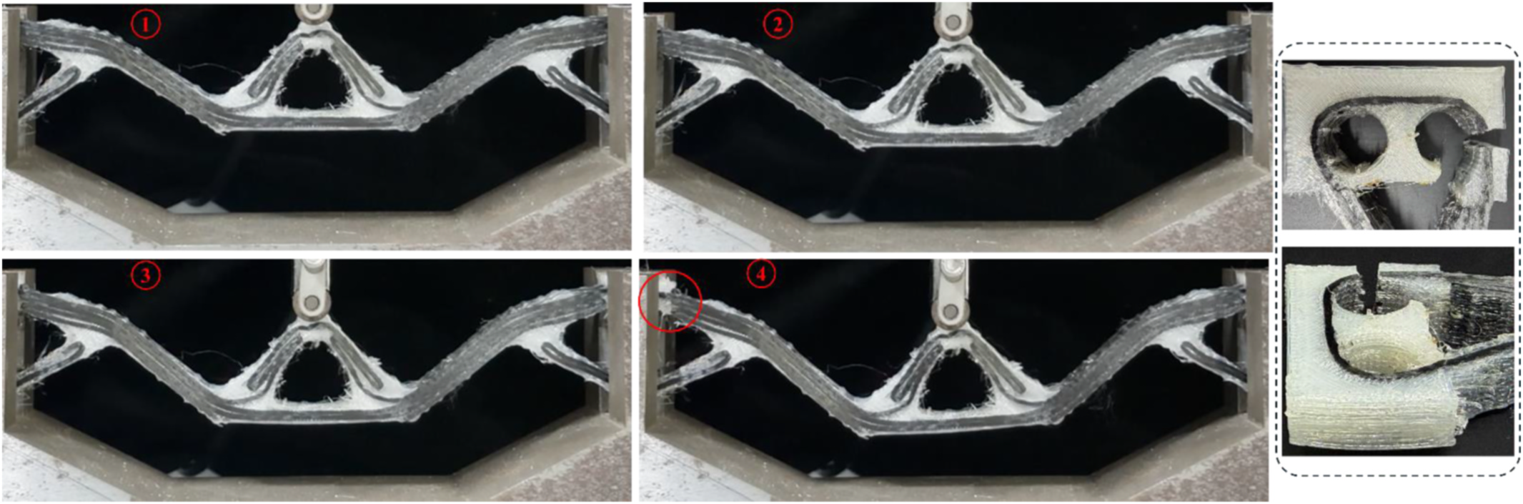 Failure sequence with bi-modulus consideration