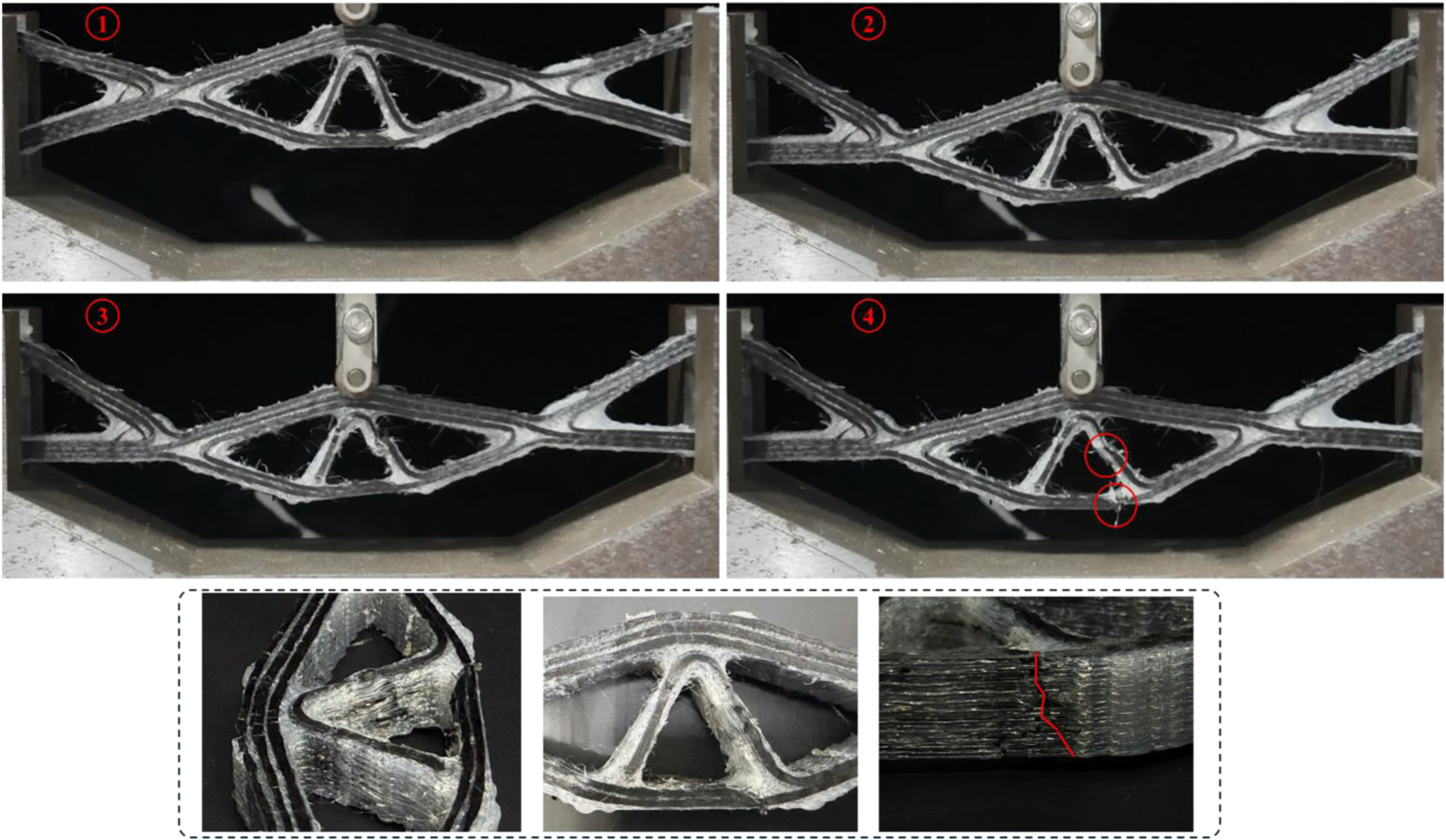 Failure sequence without bi-modulus consideration